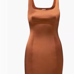 Wilfred Terracotta Mini Dress